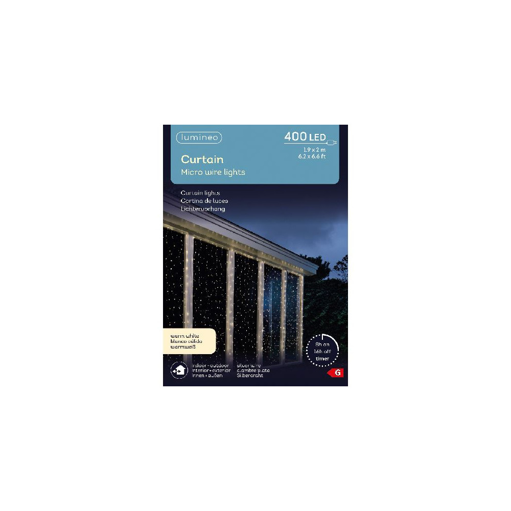 TENDA MICROLED 400L 1,9M B.CALDO