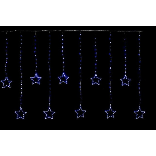 TENDA PIOGGIA STELLE 350LED 360X115 GHIA