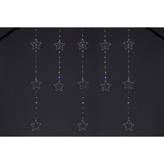 TENDA PIOGGIA STELLE 350LED 360X115 RGB