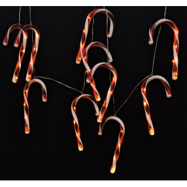 CATENA 10CANDY C/4LED OUTDOOR BATTERIA