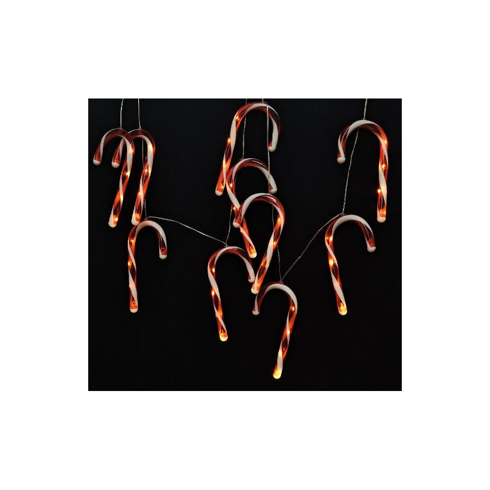 CATENA 10CANDY C/4LED OUTDOOR BATTERIA