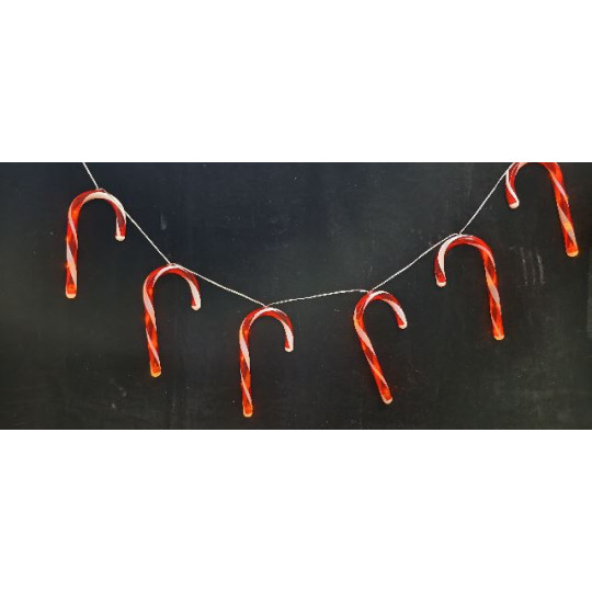 CATENA 10CANDY C/4LED OUTDOOR BATTERIA