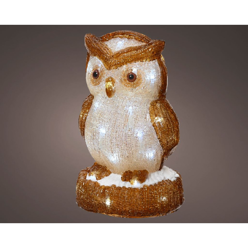 CIVETTA ACRILICO 15,5XH24CM 30LED FREDDO