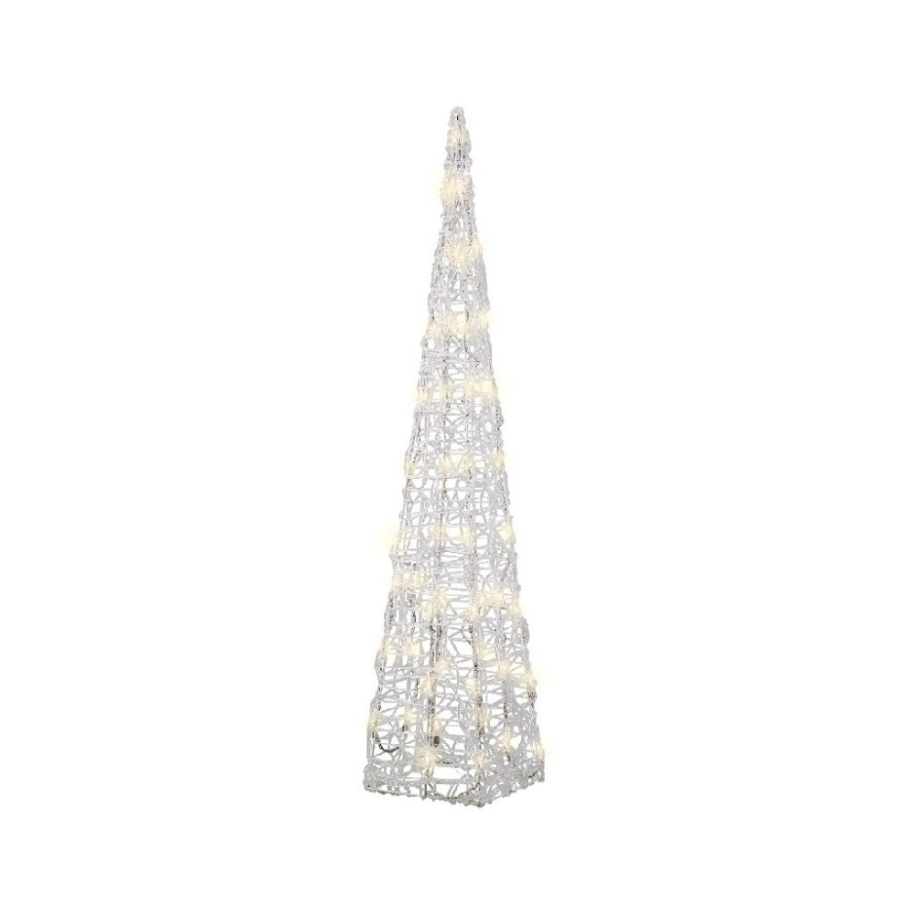 CONO ACRIL D17XH89CM 50LED BIANCO CALDO