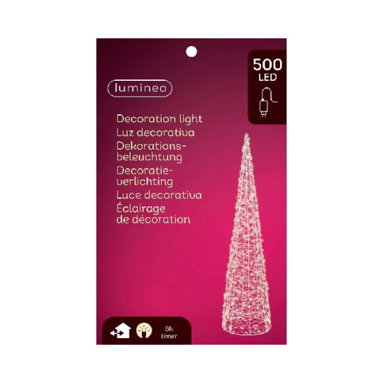 CONO D20XH80CM ARG 500LED BIANCO CAL IP4