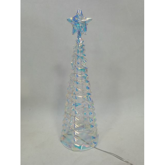 CONO STELLA PET IRRID D12XH40CM 100LED