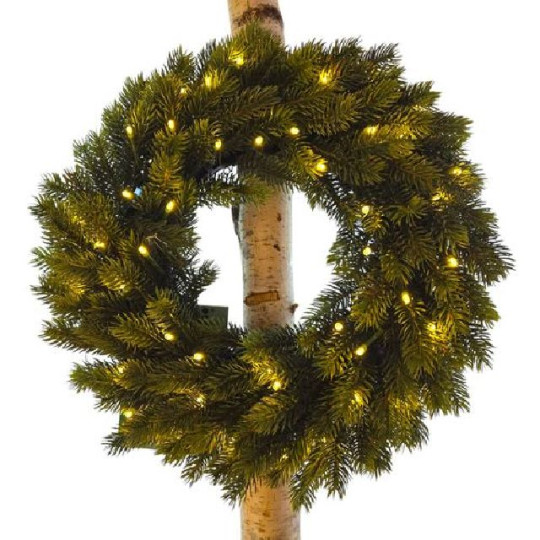 CORONA D40CM PE 50LED BATT