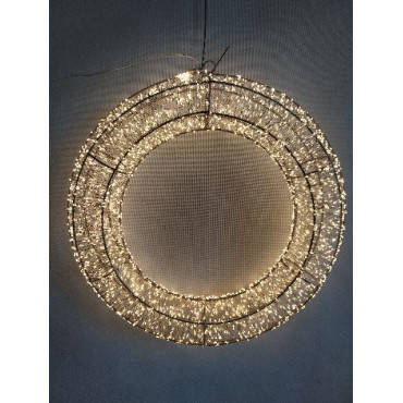 CORONA ORO METAL D58CM 5000LED TIMER OUT