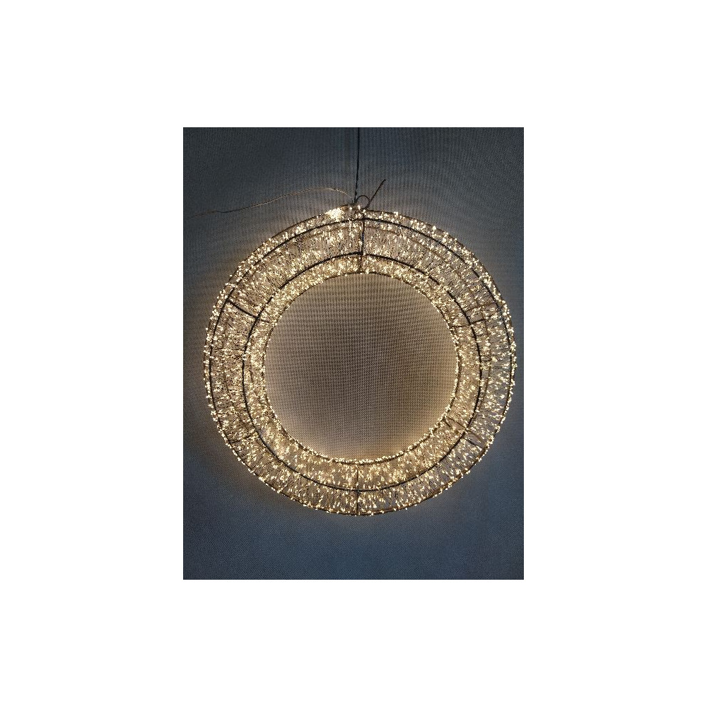 CORONA ORO METAL D58CM 5000LED TIMER OUT