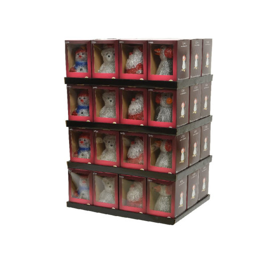 FIGURE NATALE 16XH25CM 20LED X4 ASS