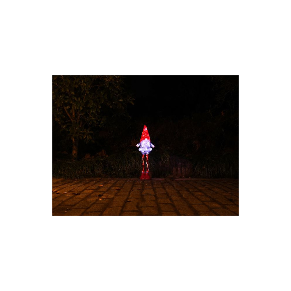 GNOMO ACRIL H68CM BIANCO FREDDO