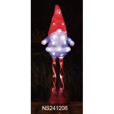 GNOMO ACRIL H68CM BIANCO FREDDO 2