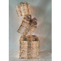 PACCHI REGALO ORO 50X50H150CM 1500LED