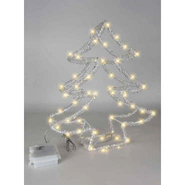 ALBERELLO 3D ACRIL H30CM 60NANOLED CALDO