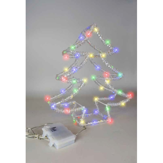 ALBERELLO 3D ACRIL H30CM 60NANOLED MULTI