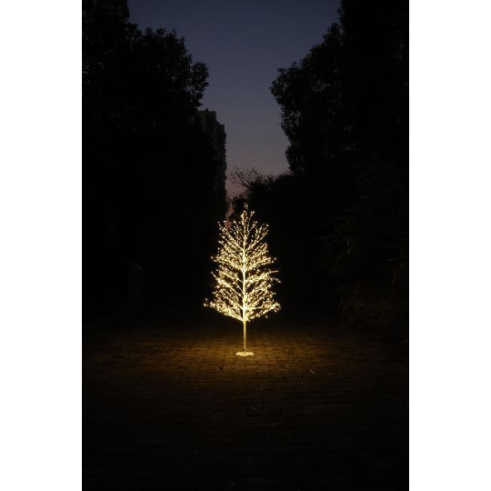 ALBERO 180CM 1500LED BIANCO CALDO OUTD
