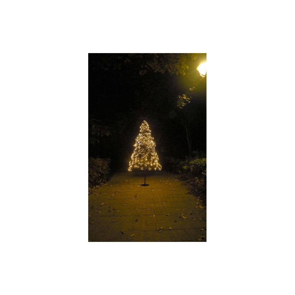 ALBERO 180CM CIUFFI 2250LED CALD C/FLASH