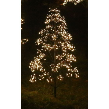 ALBERO 180CM CIUFFI 2250LED CALD C/FLASH 2