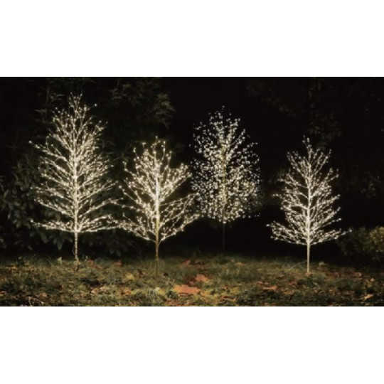ALBERO 210CM 2000LED BIANCO CALDO OUTD