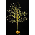 ALBERO DORATO H90CM 240LED BIANCO CALDO
