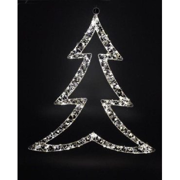 ALBERO NATALE H54CM 200NANOLED CALDO