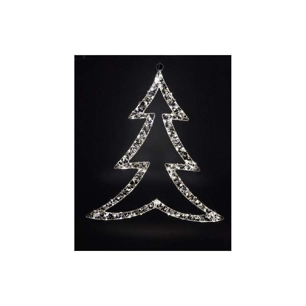 ALBERO NATALE H54CM 200NANOLED CALDO