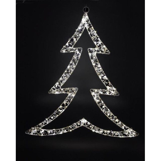 ALBERO NATALE H54CM 200NANOLED CALDO