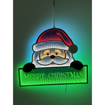 DECO SANTA USB INFINITY 40X1XH34CM