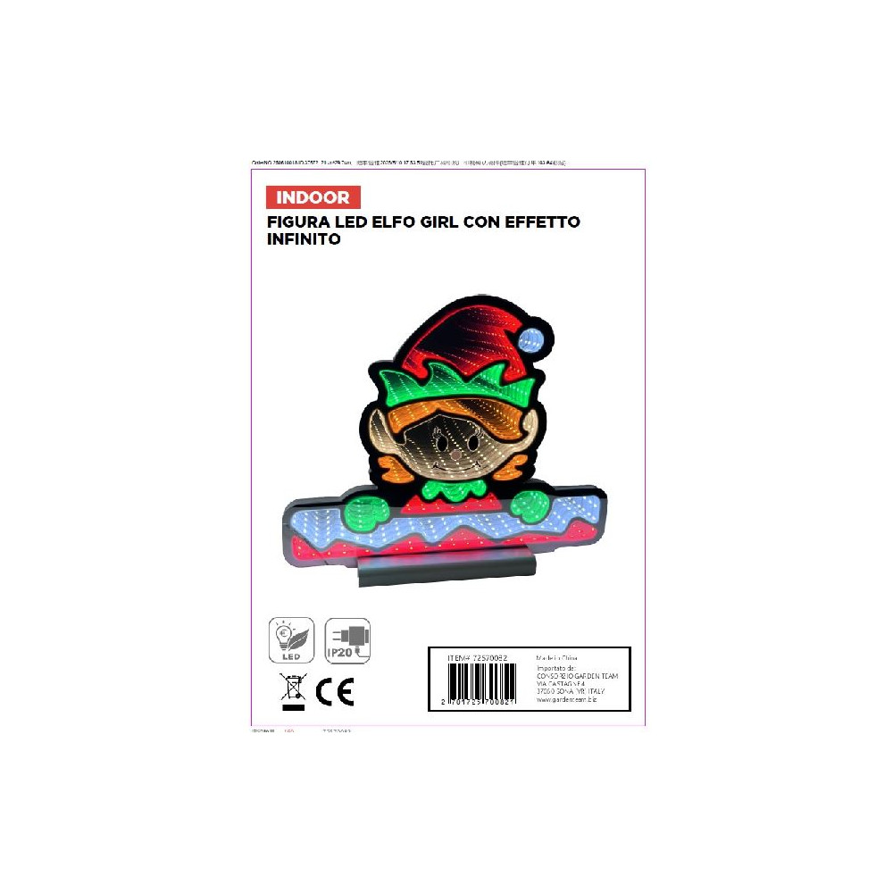 ELFO FEMMINA INFINITY C/BASE 38X30CM