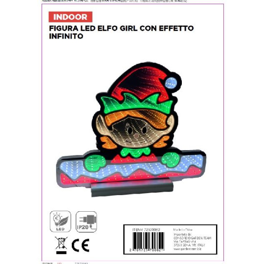 ELFO FEMMINA INFINITY C/BASE 38X30CM