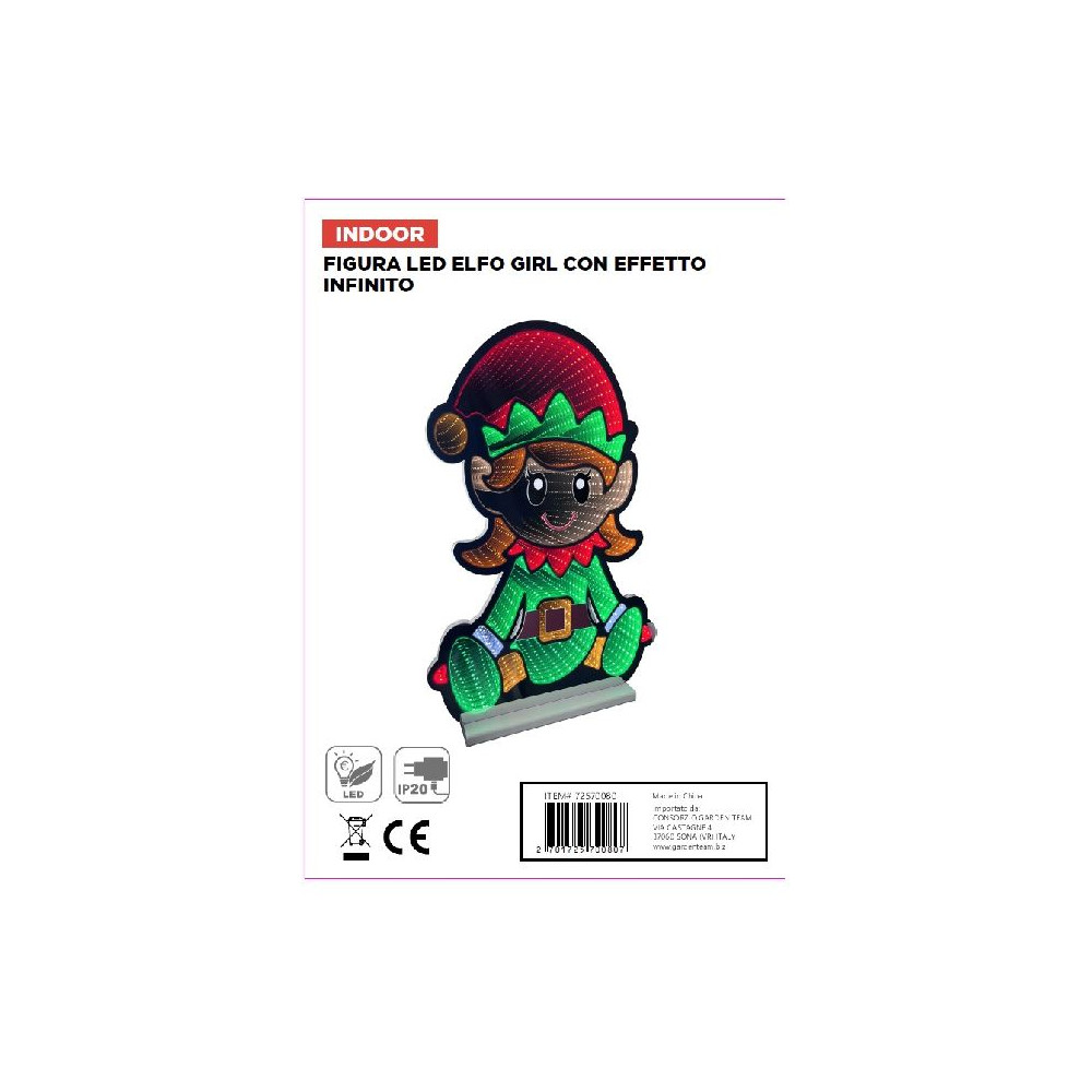 ELFO FEMMINA SEDUTA INFINITY 60CM