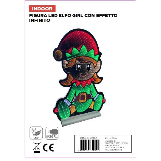 ELFO FEMMINA SEDUTA INFINITY 60CM