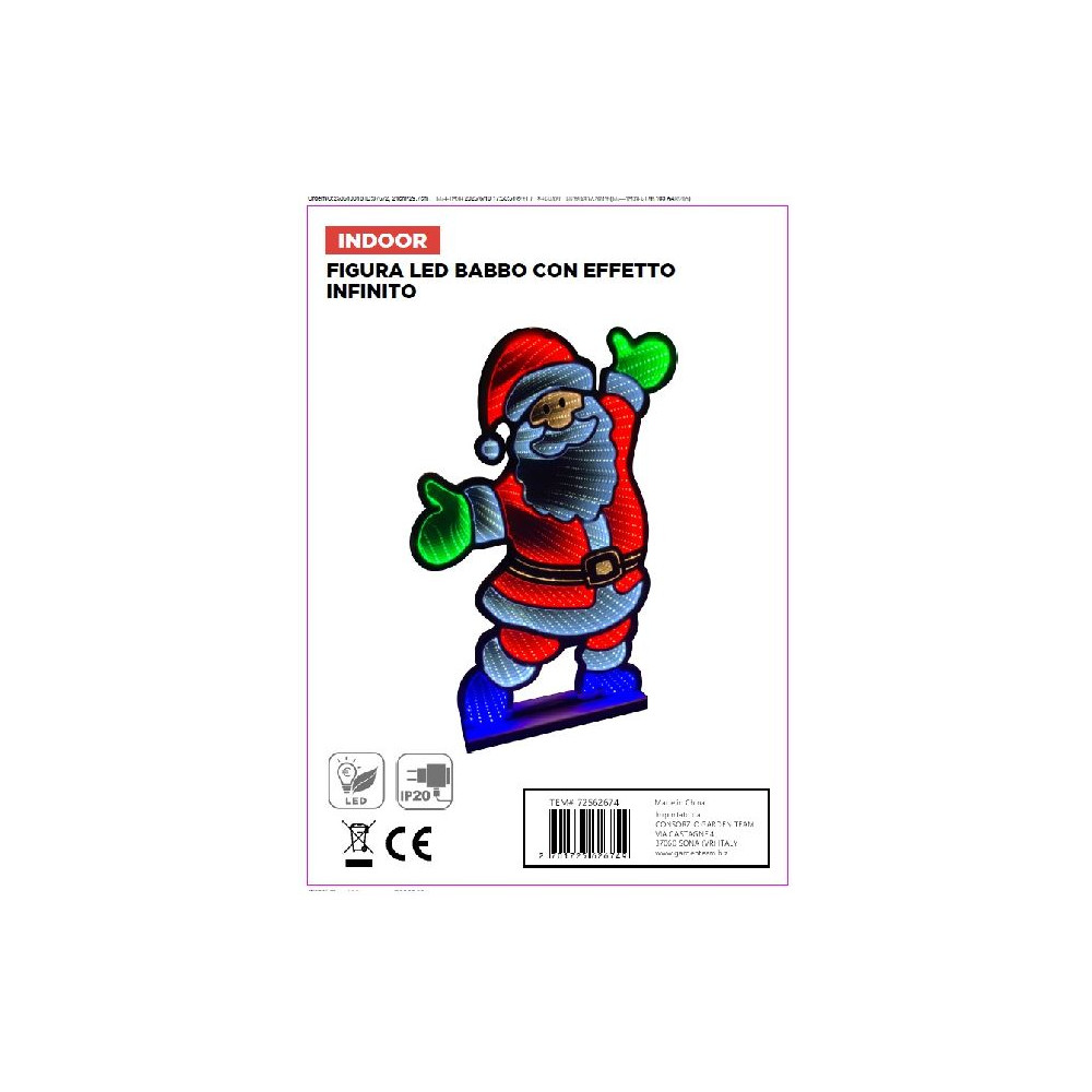 SANTA INFINITY C/BASE H60CM