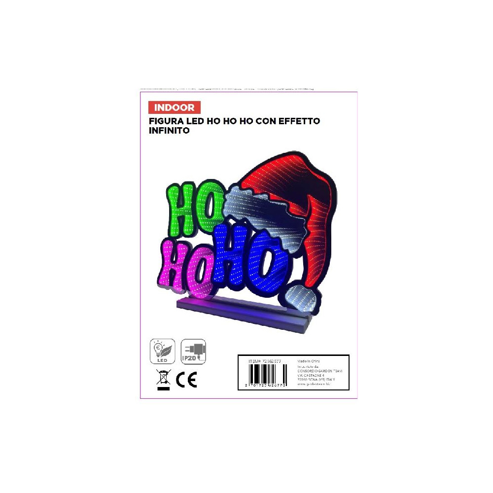 SCRITTA HO HO INFINITY C/BASE 47,4CM