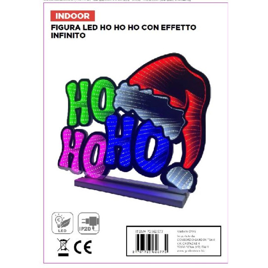 SCRITTA HO HO INFINITY C/BASE 47,4CM