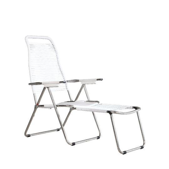 POLTRONA CORD SPAGHETTI ALU BIANCO