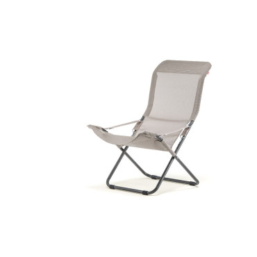 POLTRONA FIESTA ACCIAIO TORTORA