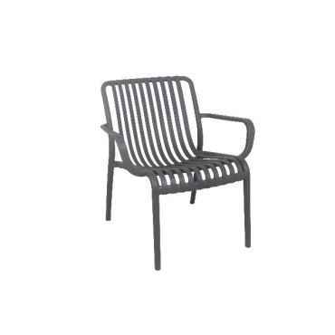 POLTRONA FUNKY C/BR PP GRIGIO