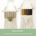 MACRAMÈ – SOSPENSIONE BOTANICA (PORTA PIANTA)