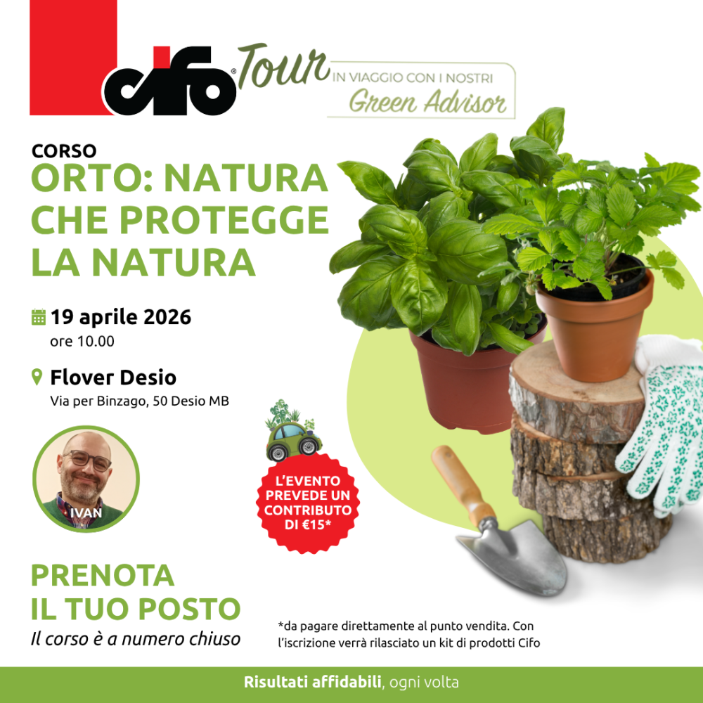 CIFO TOUR - ORTO: NATURA CHE PROTEGGE LA NATURA