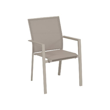 SEDIA NOX C/BR ALLU CREMA