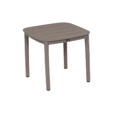 TAVOLINO TERRY 45X45 PP TAUPE