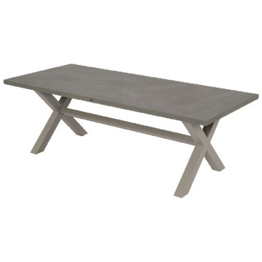 TAVOLO GLAMOUR 220X100X74 ALLU CHAMP