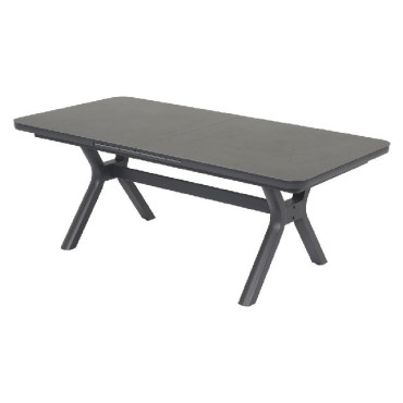 TAVOLO NORA 200/260X100X75 ALLU ANTR T S