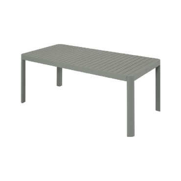 TAVOLO VISION 194/254X100X75 ALLU VERDE