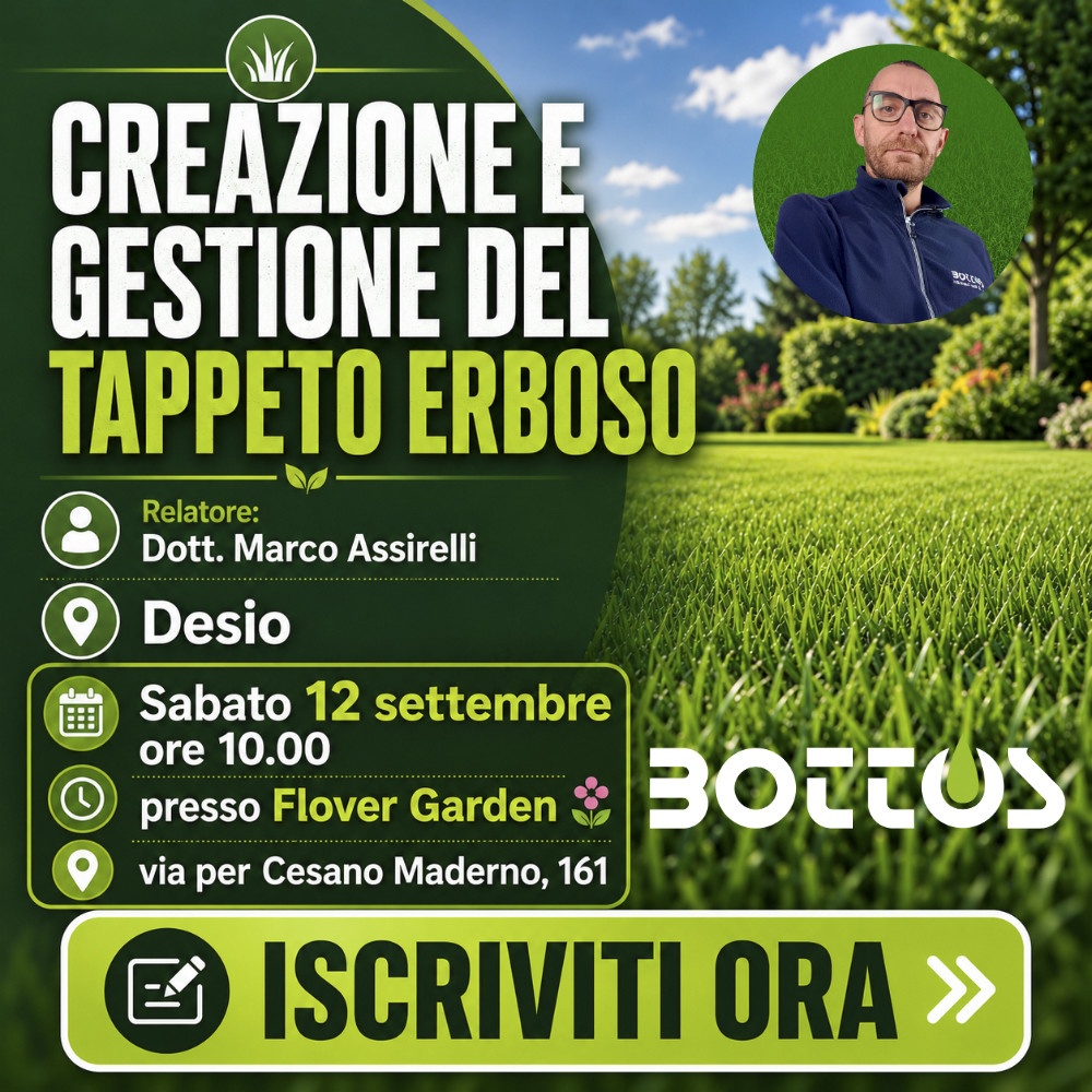 CREAZIONE E GESTIONE DEL TAPPETO ERBOSO - BY BOTTOS