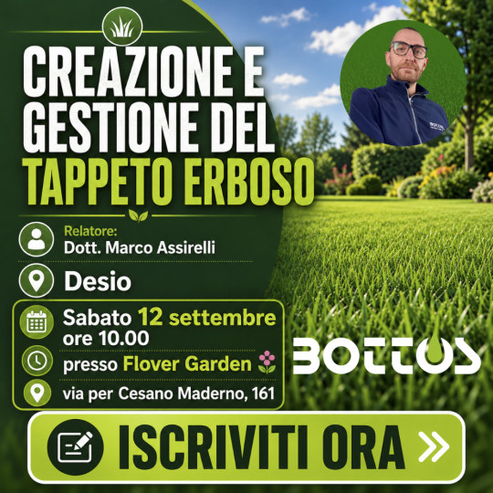 CREAZIONE E GESTIONE DEL TAPPETO ERBOSO - BY BOTTOS