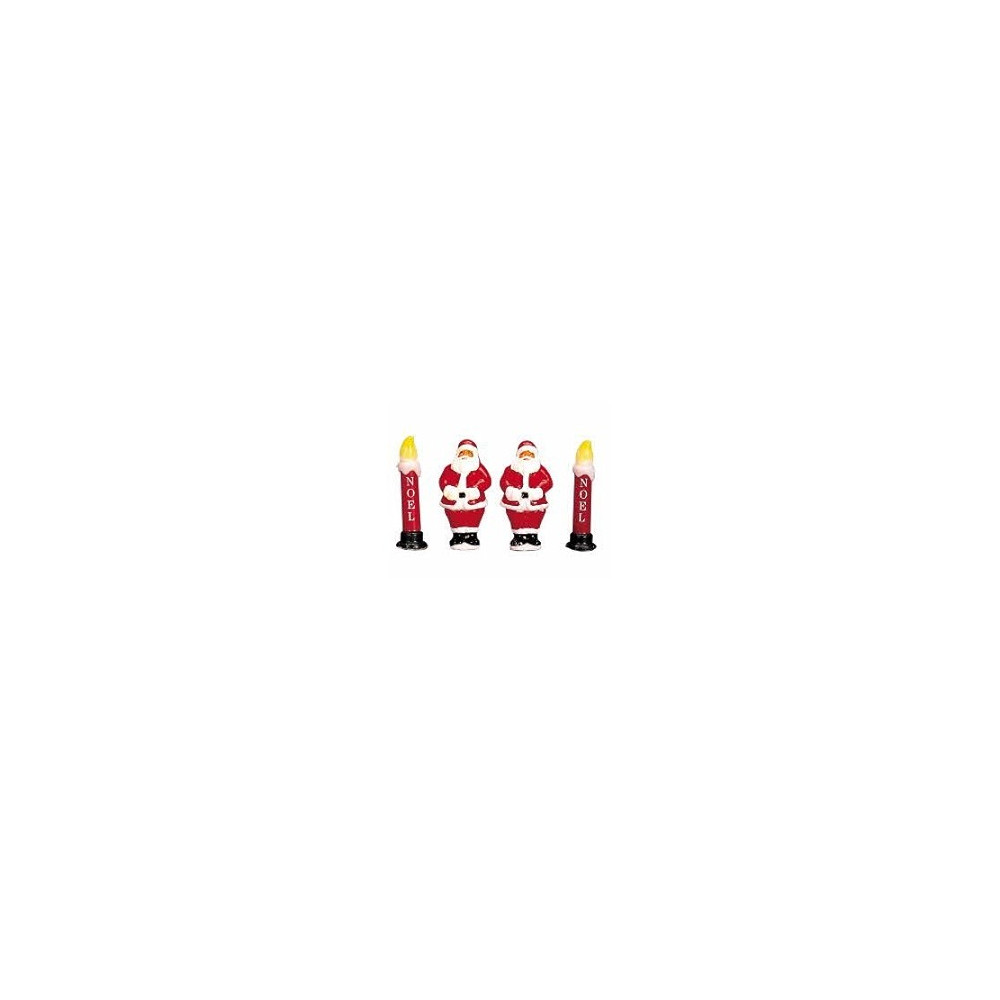BABBO NATALE C/CANDELE C/LUCI D.POW