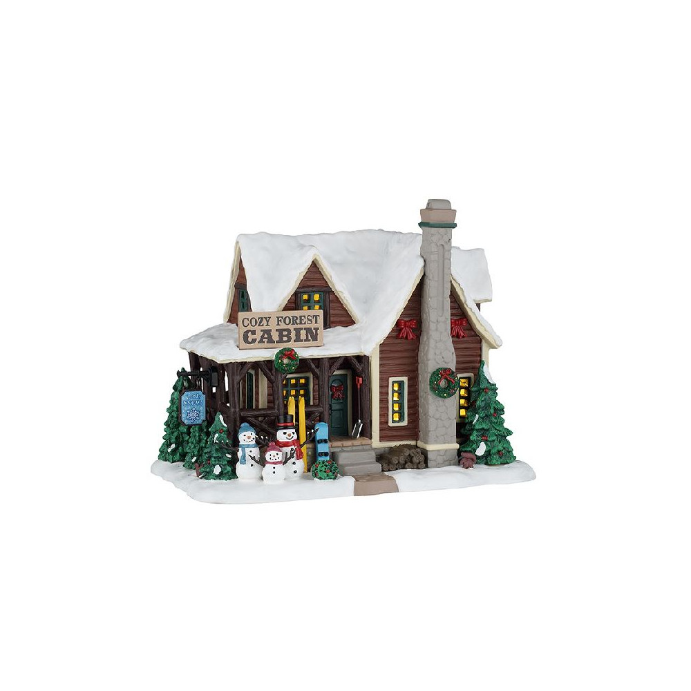 COZY FOREST CABIN, INCL. ADAPTOR 44338,