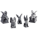 GARGOYLES,  SET OF 5